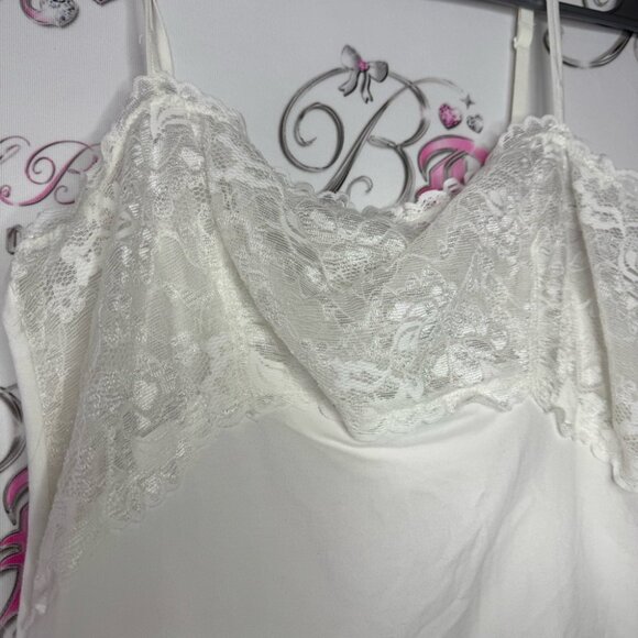 Felina tank top lace Lacie floral bustier style cute Bling White Lace Cami Top - Picture 4 of 8